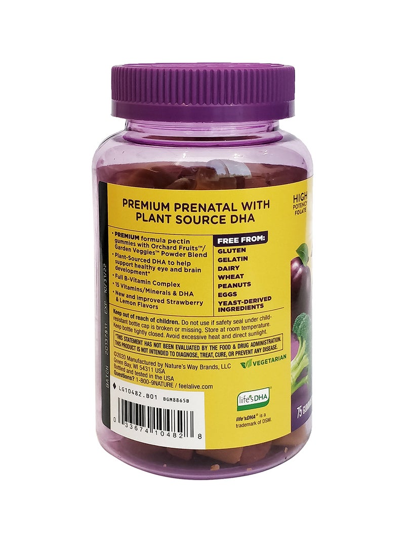 Nature's Way Alive! Complete Prenatal Multi-Vitamin - 75-Gummies - Image 2