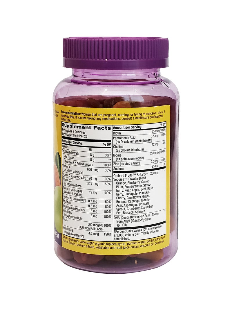 Nature's Way Alive! Complete Prenatal Multi-Vitamin - 75-Gummies - Image 3