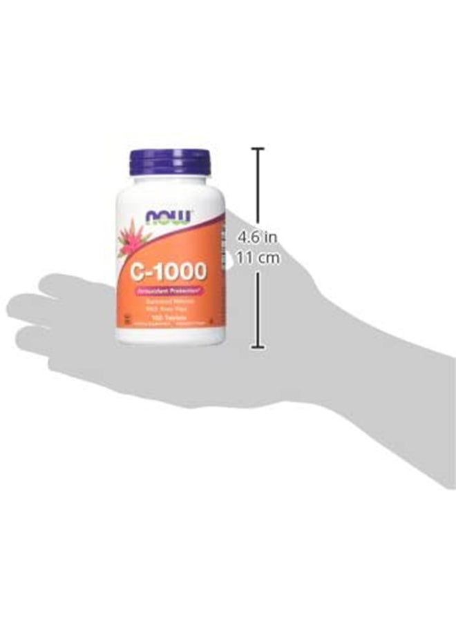 Now Foods Vitamin C-1000 Sustained Release with Rose hip, 100 Tablets  - Image 3