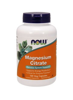 Magnesium Citrate 120 veg Capsules