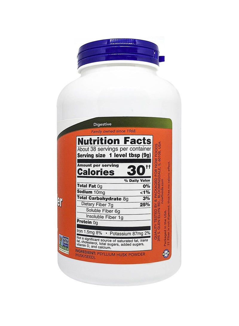 Now Foods - Psyllium Husk Powder 12 Oz. - Image 1