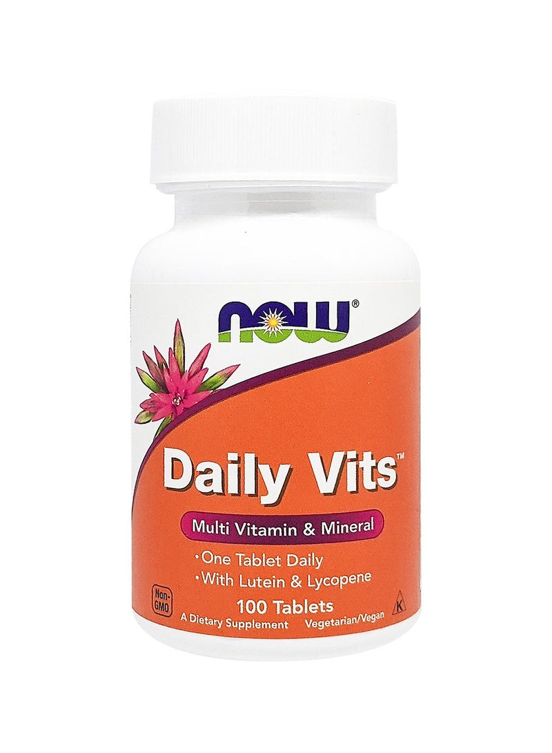 Now Foods - Daily Vits 100 Tablets - Image 1