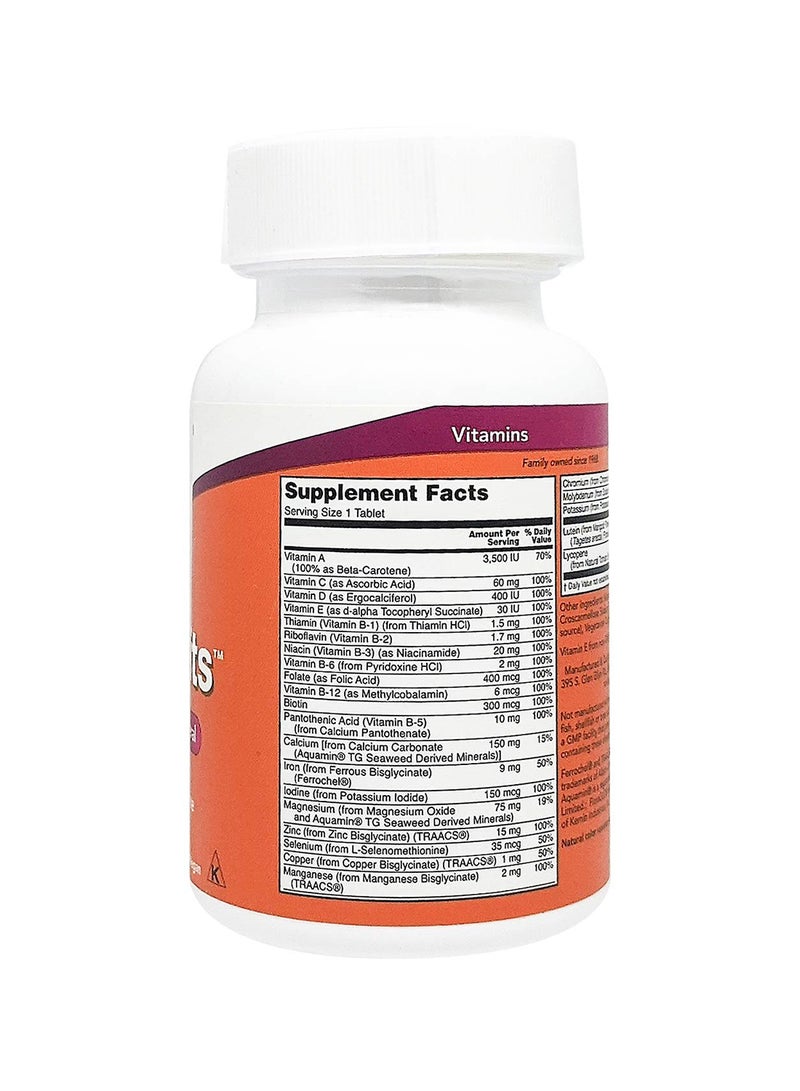 Now Foods - Daily Vits 100 Tablets - Image 1