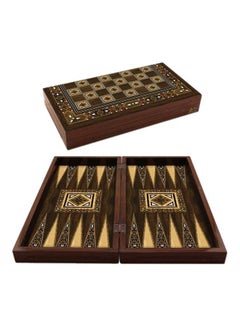 Polyester Backgammon Set 25 x 49 x 7.5cm