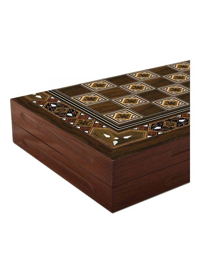 Star - Polyester Backgammon Set 25 x 49 x 7.5cm - Image 1