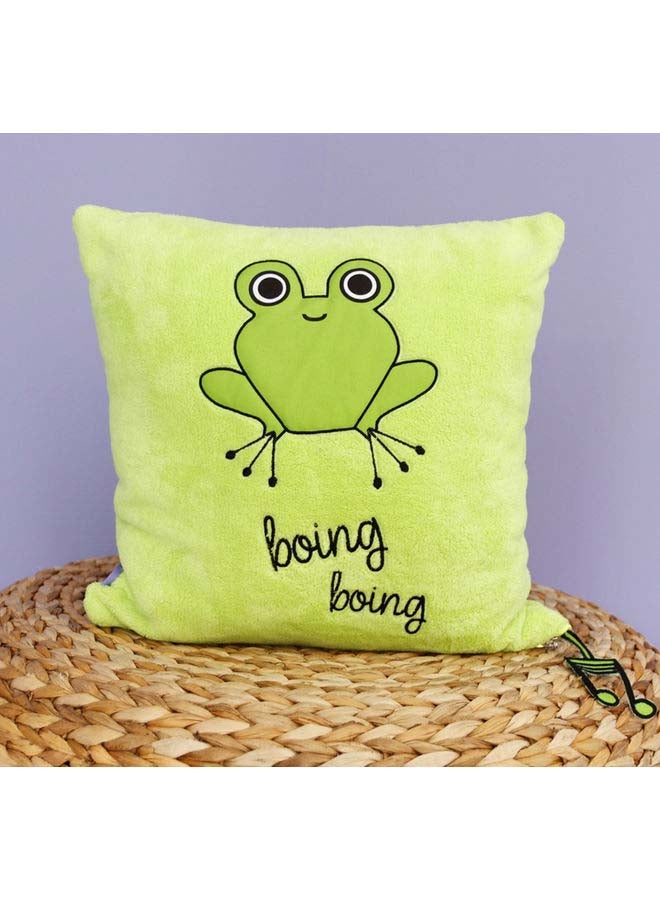 Milk & Moo Cacha Frog Baby Pillow  - Image 5