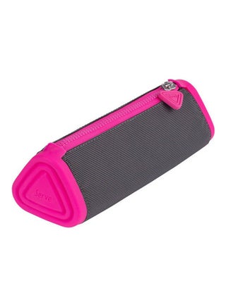 Silicone Triangle School Pencil Case Fuchsia - v1633526520/N51244067A_1