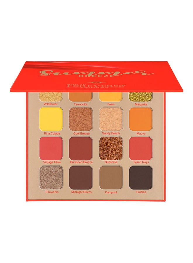 16-Color Eyeshadow Palette (Summer Breeze) Multicolour - v1633526566/N51245555A_1