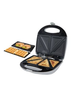 2-In-1 Sandwich Maker And Toaster 700 W SW-2004 Black/Silver - v1633527954/N51236758A_2