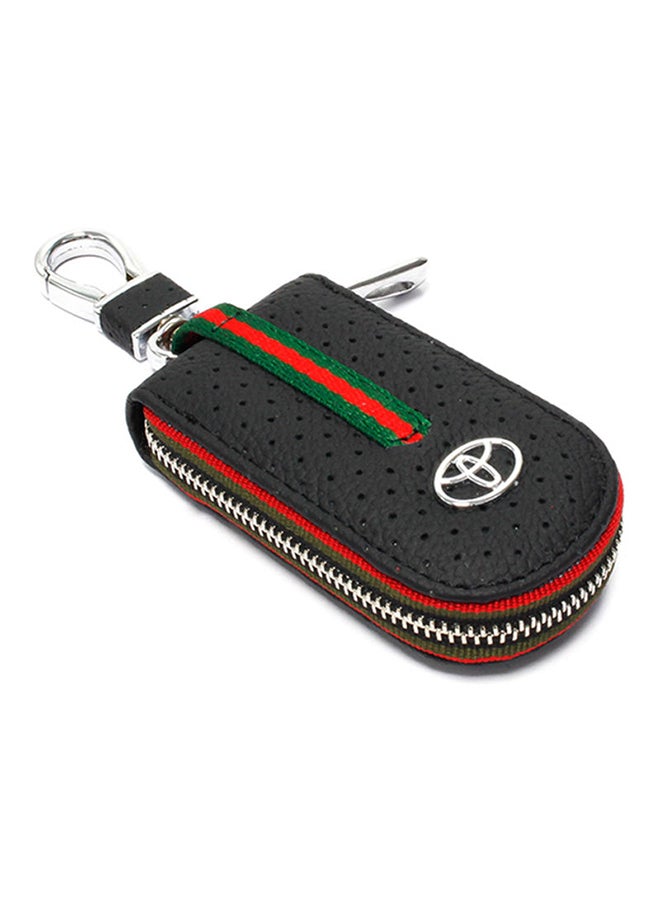 AFGT Toyota Logo Key Fob Case With Carabiner Hook  - Image 1