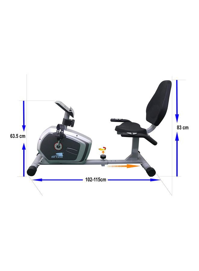 Unisex Adult Magnetic Recumbent Bike 79x28.5x67.5cm - v1633533923/N20405763A_2