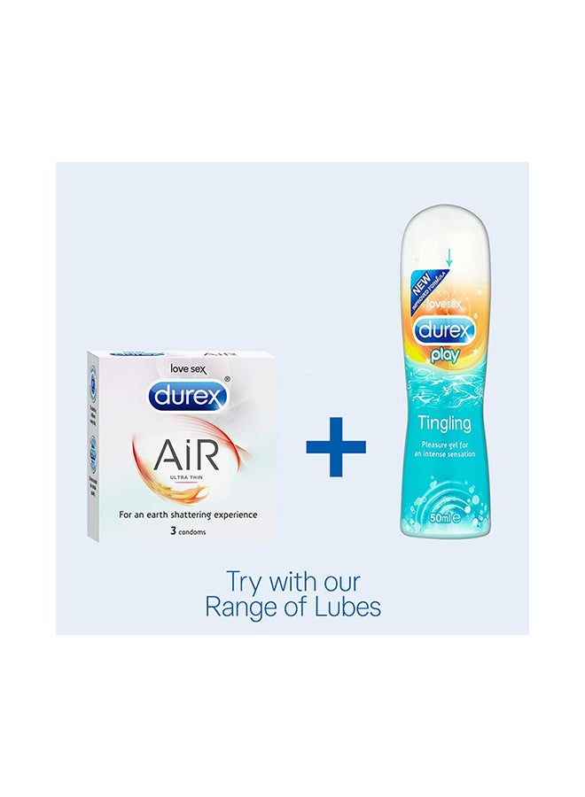 Durex - Pack Of 3 Air Ultra Thin Condom - Image 1