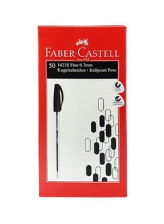 Pack Of 50 Ball Pens 0.7 mm Black