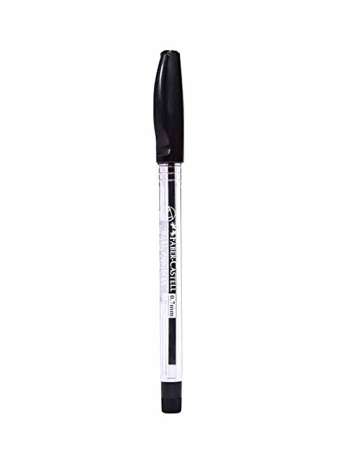 FABER-CASTELL - Pack Of 50 Ball Pens 0.7 mm Black - Image 1