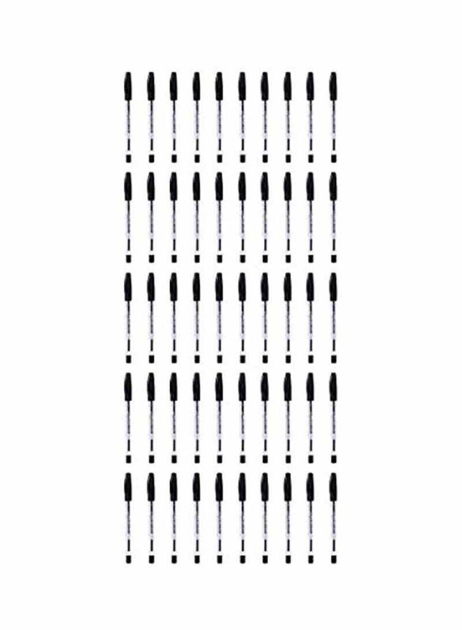 FABER-CASTELL - Pack Of 50 Ball Pens 0.7 mm Black - Image 1