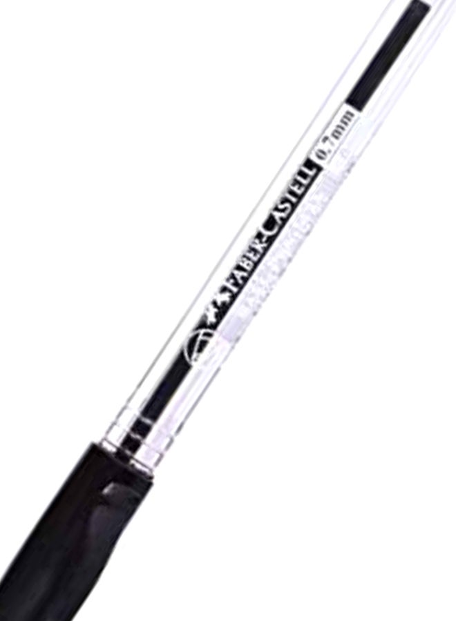 FABER-CASTELL - Pack Of 50 Ball Pens 0.7 mm Black - Image 1