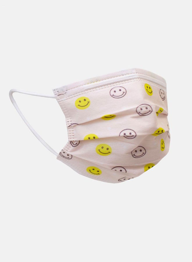 OptiTect - Pack of 50 - 3 Ply Disposable Kids Face Mask (Multicolour) - Image 1