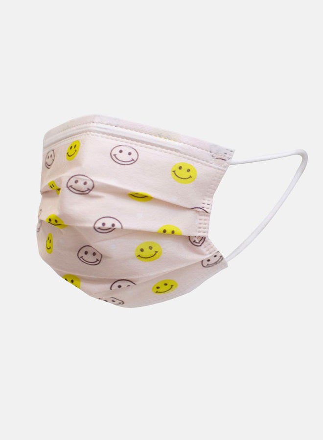 OptiTect - Pack of 50 - 3 Ply Disposable Kids Face Mask (Multicolour) - Image 1