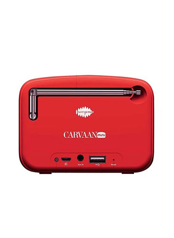Carvaan Mini - Music Player With 351 Evergreen(Hindi) Songs SCM02-H-SRED Sunset Red