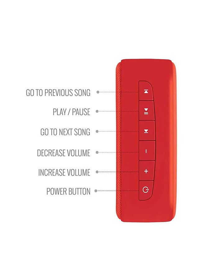 Carvaan Mini - Music Player With 351 Evergreen(Hindi) Songs SCM02-H-SRED Sunset Red