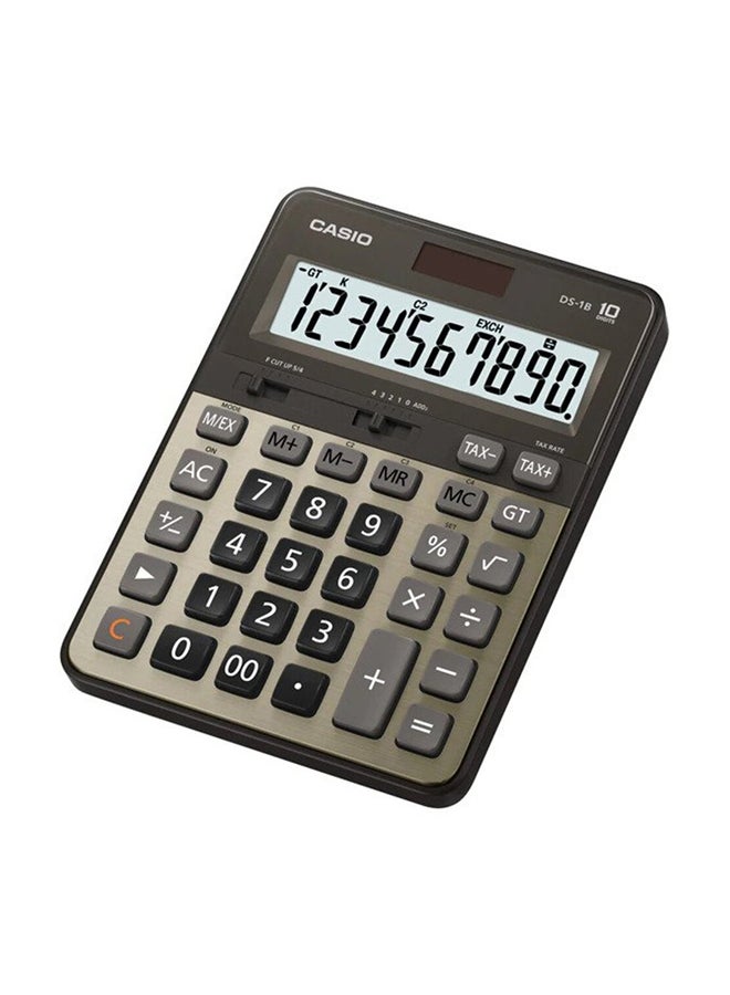 كاسيو آلة حاسبة مالية DS-1B من 10 أرقام بيج/رمادي/أسود - Image 2
