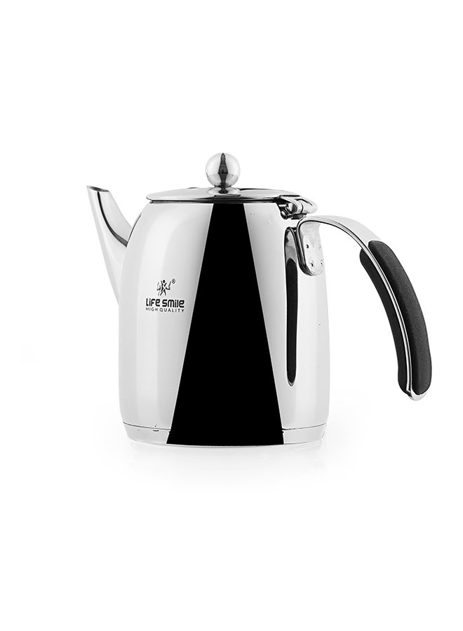 Life Smile - Kettle with Infuser Silver - Image 1