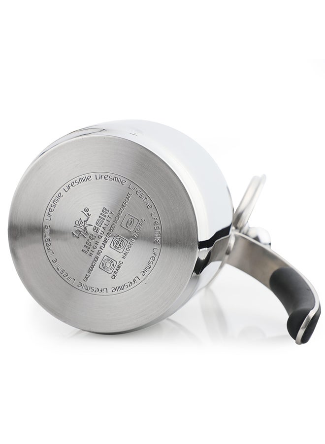 Life Smile - Kettle with Infuser Silver - Image 1