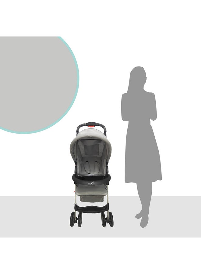Easy One Fold Stroller - Light Grey