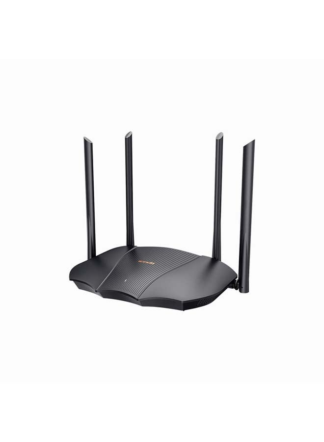 Tenda Wi-Fi 6 Dual Band AX3000 Ultra Fast 4 Port Gigabit Router Black  - Image 2