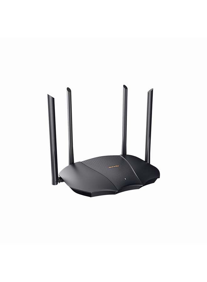 Tenda Wi-Fi 6 Dual Band AX3000 Ultra Fast 4 Port Gigabit Router Black  - Image 3