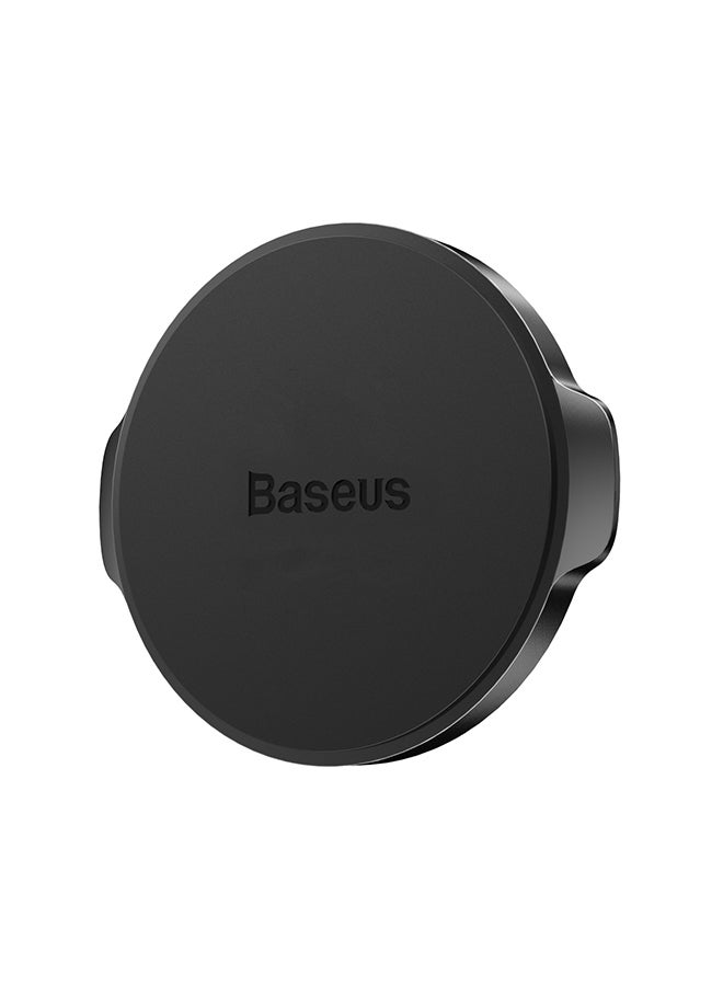 Baseus Magnetic Car Phone Holder Rotating View Magnetic Phone Mount Magnets Cell Phone Holder for Most Smartphones Universal Stick Dashboard and Tablets Black - Image 1