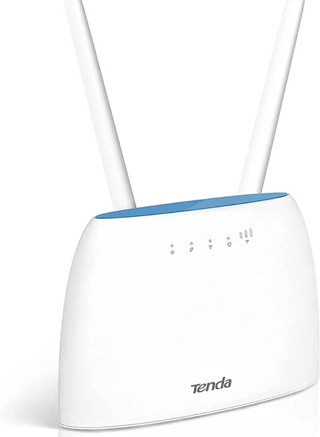 Tenda SuperFast 4G+ LTE Dual Band AC1200 Wi-Fi Gigabit Router, Parental Control, Connects Up to 64 Devices - 4G09 White  - Image 1
