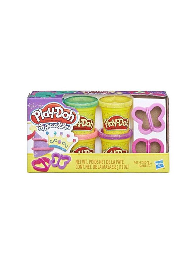 Play-Doh - 6-Piece Sparkle Compound Collection Set- Muliticolor, For Ages 2+ Years - Image 1
