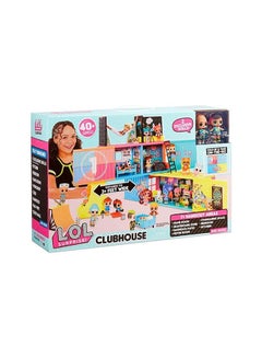 Clubhouse Playset with 40+ Surprises and 2 Exclusives Dolls For Kids, 3+ Years 6x22x14inch