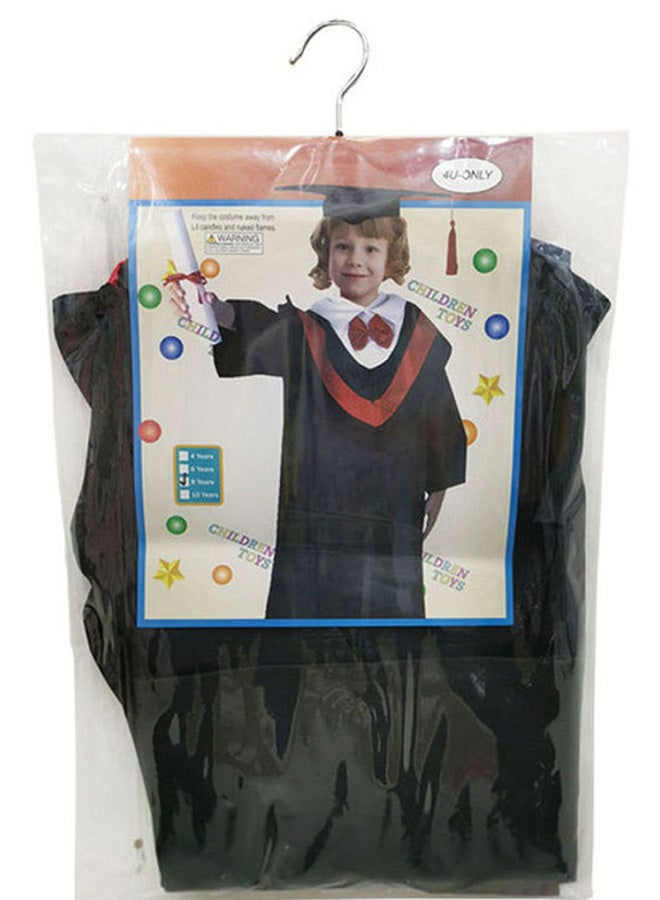 MissTiara Graduation Costume Tailored In Breathable Cotton Polyester Fabric, For Ages 6+ Years  - Image 5