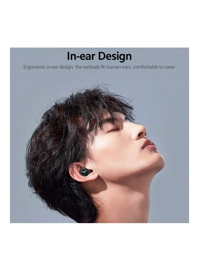 NOKIA - Portable BT Wireless Mini Sports Earbuds In-Ear Black - Image 1