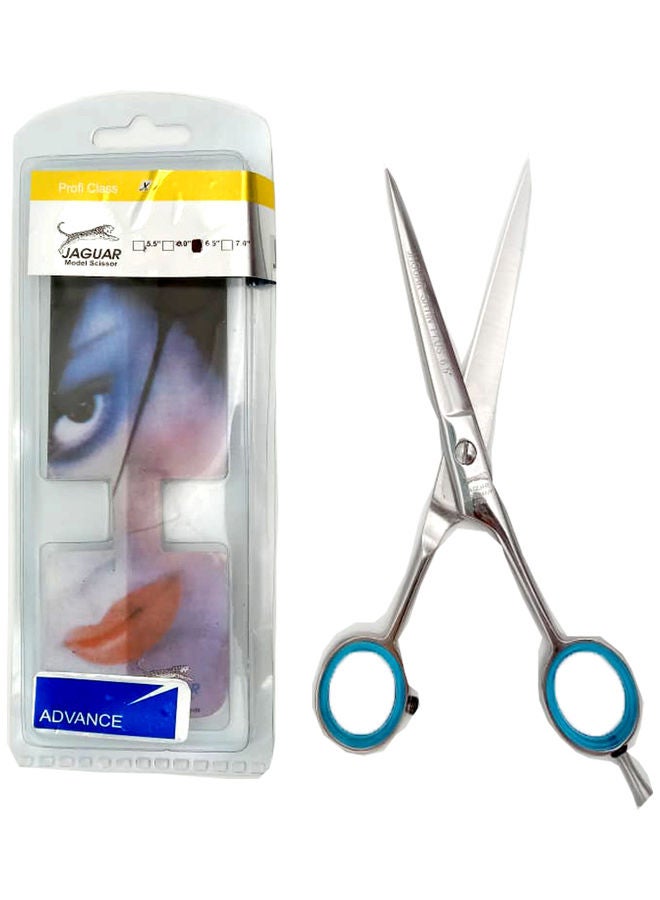 JAGUAR Professional Hair Cutting Scissors Silver 6.5inch  - Image 1
