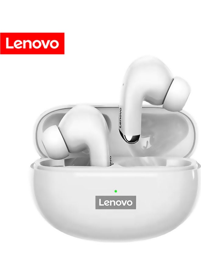 Lenovo Wireless BT5.0 Sports Earbuds In-ear with 13mm Moving Coil Unit Long Endurance Time White - Image 1