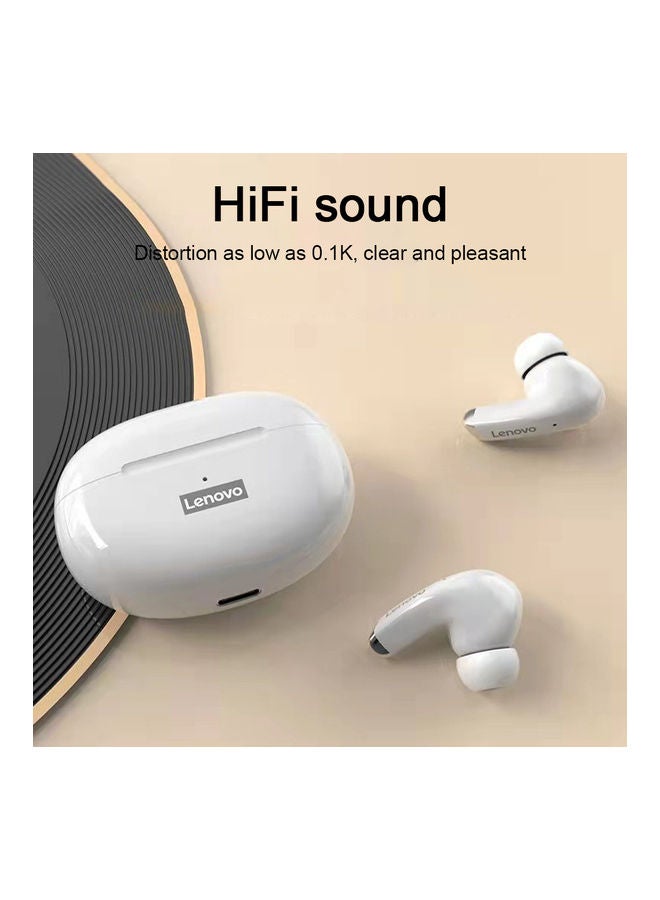 Lenovo Wireless BT5.0 Sports Earbuds In-ear with 13mm Moving Coil Unit Long Endurance Time White - Image 5