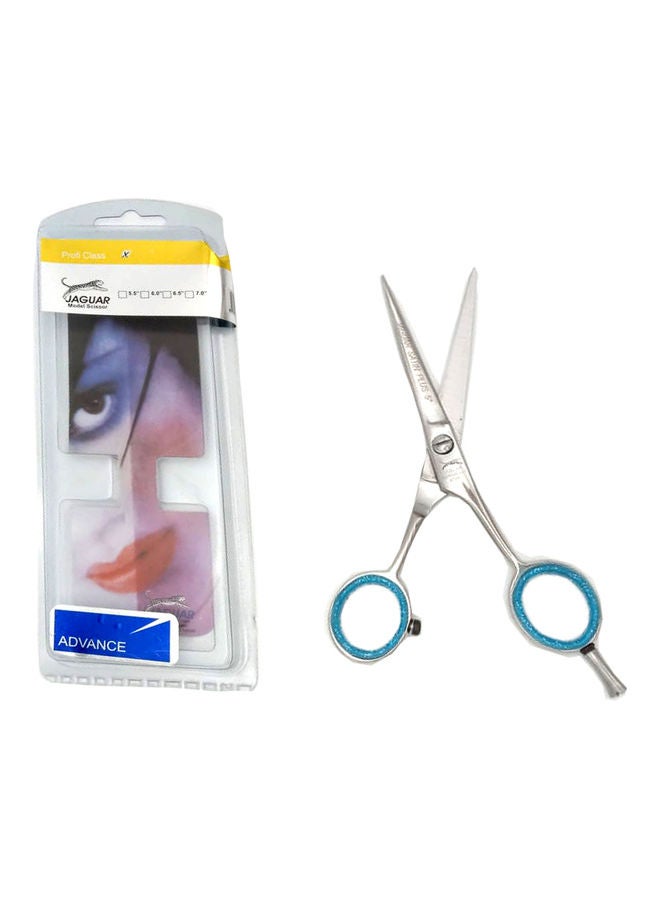 JAGUAR Professional Hair Cutting Scissors Silver 5inch  - Image 1