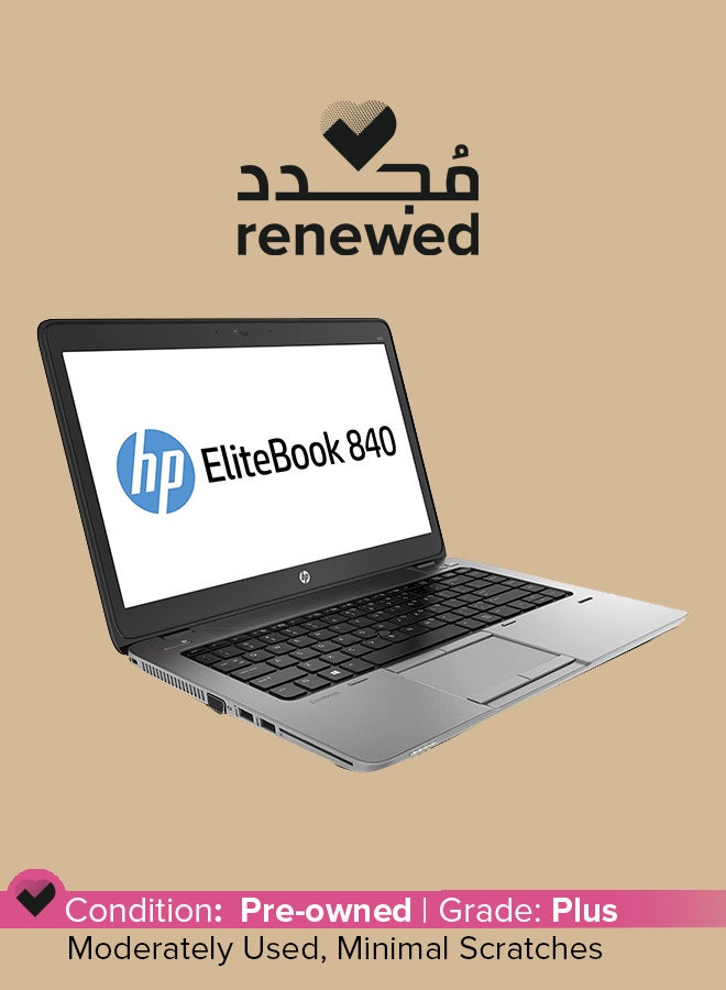 HP Renewed - Elitebook 840 G1 Laptop With 14-Inch Display, Intel Core i5 Processor/4th Gen/16GB RAM/512GB SSD/‎Intel HD Graphics 4400 Black  - Image 1