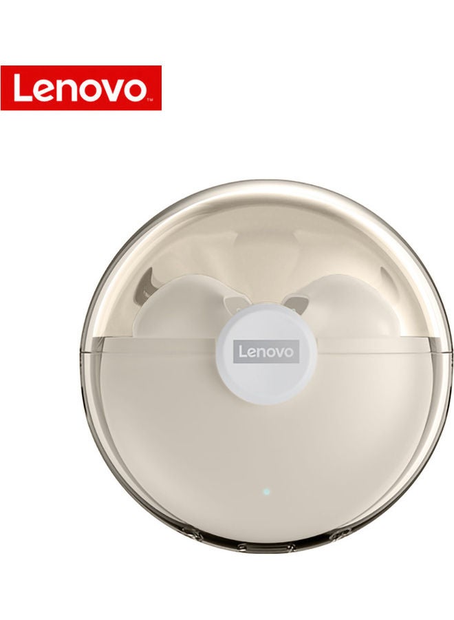 Lenovo BT5.0 Wireless Headphones Semi-In-Ear Sports Earbuds White - Image 2