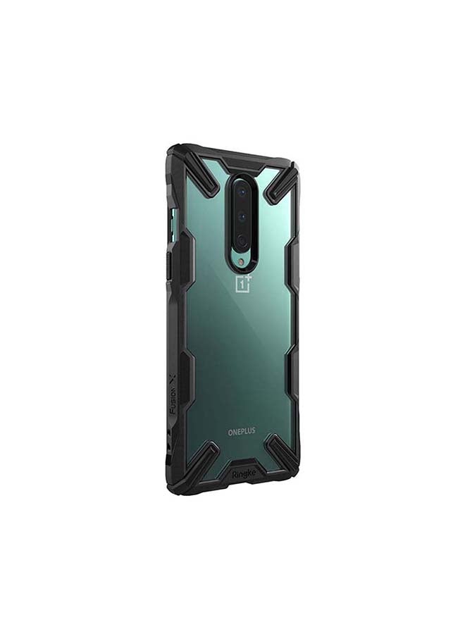 Ringke Hard Fusion-X Ergonomic Shock Absorption Bumper Case Cover For OnePlus 8 Black - Image 2