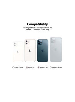 Ringke Protective Case Cover For Apple iPhone 12/12 Pro Glitter Clear  - Image 2