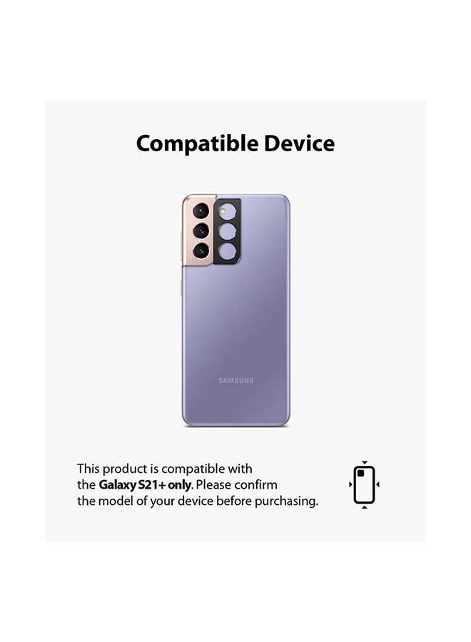 Ringke Aluminium Frame Camera Lens Protector Compatible with Samsung Galaxy S21 Plus Black  - Image 2