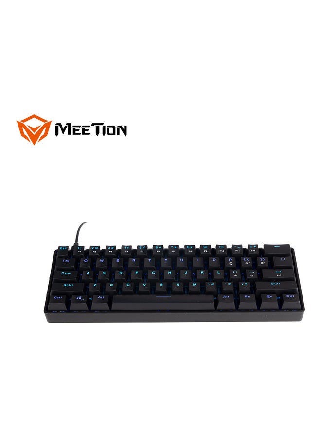 ميشين لوحة مفاتيح ميكانيكية للألعاب طراز MK005 أسود - Image 3