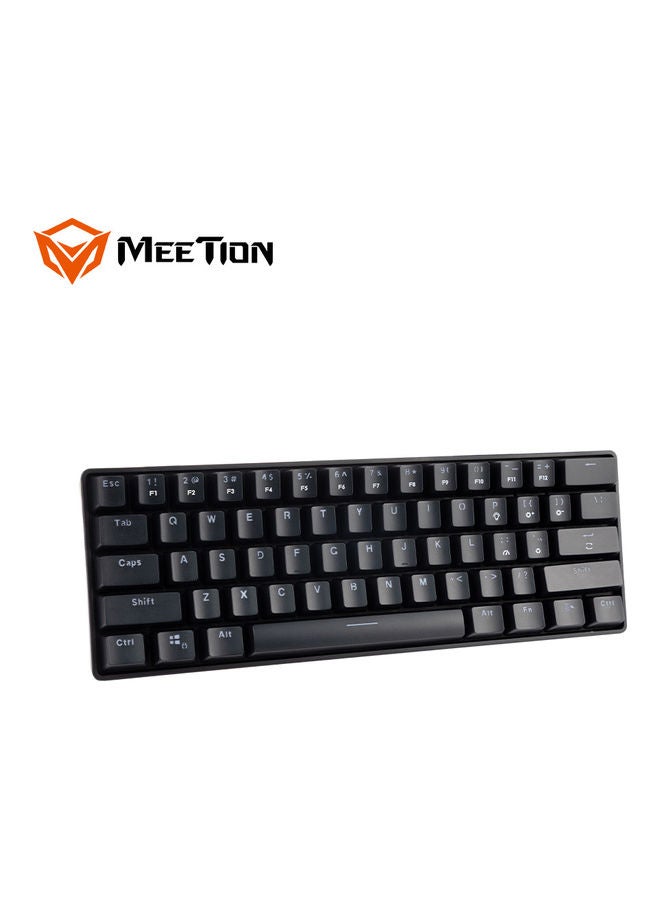 ميشين لوحة مفاتيح ميكانيكية للألعاب طراز MK005 أسود - Image 2