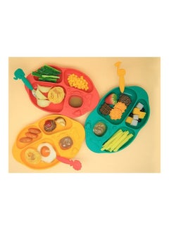 Marcus & Marcus Yummy Dips Suction Divided Plate  - Image 2