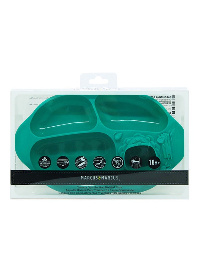 Marcus & Marcus Yummy Dips Suction Divided Plate  - Image 3