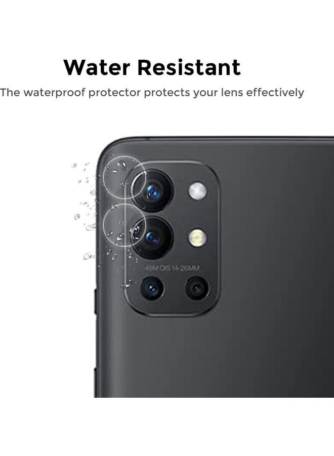 O Ozone - Pack of 2 Camera Lens Protector For OnePlus 9R Clear - Image 1